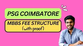 PSG Medical College Fees | Complete details