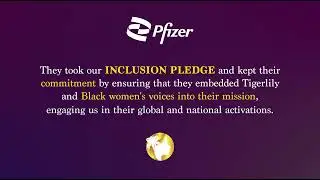 Recipient of Transformation Award: Pfizer | Tigerlily Foundation's EmPOWER Ball 2023