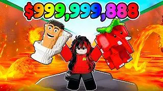SOBREVIVI AO TSUNAMI DE LAVA E PEGUEI OS MELHORES BRAINROTS!