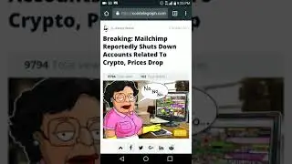 Crypto Updates 03/29/18 & Mailchimp deletes crypto accounts