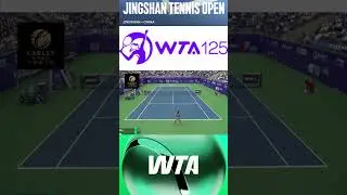 WATCH🎾 Alex Eala with a STRONG BREAK POINT in  Jingshan Open WTA125 Semis | #carleysports #alexeala