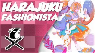 Character Design Challenge: Harajuku Fashionista
