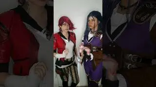 Cat girls are sexy? Nya | Vi & Caitlyn Kiramman @nikkihatsunecosplay #cosplay Arcane