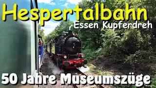 Essen - Hespertalbahn 50 Jahre Museumszüge❤️von Kupferdreh nach Haus Scheppen Tour Amazing Footage👍