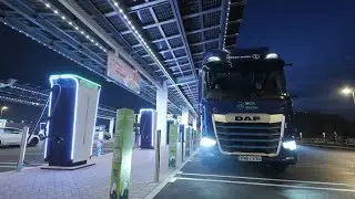 Making history: the first‑ever electric truck on the Channel Tunnel shuttle