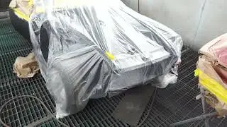 Update on the repair of the MGB: Bodywork Repairs Getting Ready for Paint