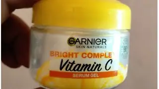 What happened after using this cream?Garnier Bright Complete Vitamin C serum gel review in tamil