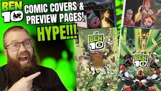 Ben 10 Official Comic Covers & Preview Images! LETS GO!!!