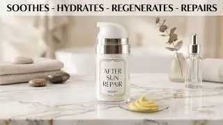 Cooling After Sun Repair Gel Cream Soothes Inflamed Or Sunburned Skin With Recipe