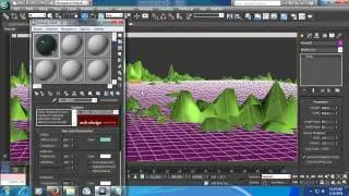 3D's Max Tutorials to create mountain scene
