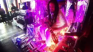 Spanish Guitar by Genie~ Kronos Quartet Lux Aeterna 'grime' g- mix  live at Cafe Revolution 6/2/19