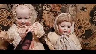 Antique German Bisque Head Character Baby Dolls 💖 Hertel & Schwab 151 Mold & Kley & Hahn