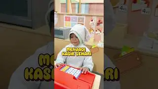 Menjadi kasir sehari #vlog #shorts