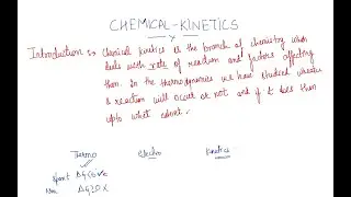 CLASS 12TH: CHEMICAL KINETICS :- INTRODUCTION AND RATE OF REACTION :- MOHIT YADAV SIR