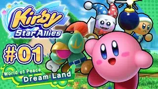 Kirby Star Allies - 4-Player Co-op - Part 1 | The Most Fanservice Kirby Game Yet