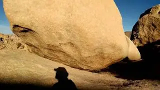 Rock scrambling /rock hopping at Joshua Tree National Park