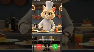 Stylish cat is calling #stylishcat  #millionviewsrington #shorts #catcalling #ringtone #cat