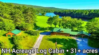 New Hampshire Waterfront Property For Sale | 31+ acre Farms | New Hampshire Log Cabins For Sale