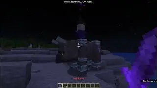 Witch ravager jockey in Minecraft