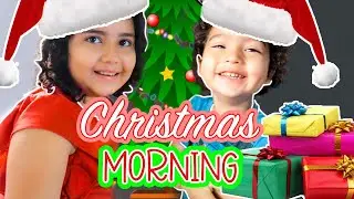 kids wake up and open gifts from SANTA!!!🎅 Christmas presents! 🎁monster trucks! 🚜barbie playsets!