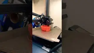 Ender 3 s1 pro 3d printer , printing Halloween jack o lantern pumpkin