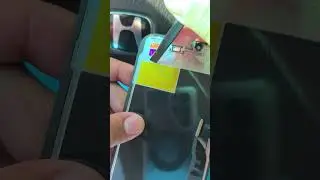 Why don't they ever peel this plastic film off the screen???? #iphonerepair #houston #iphone13promax
