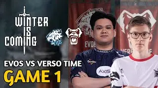 EVOS VS VERSO TIME GAME 1 CYBER HERO X WINTER IS COMING TOURNAMENT MLBB RUSIA 