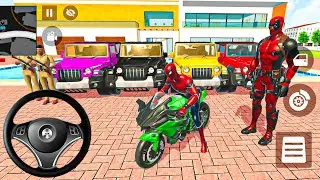🌿 Indian Theft Auto Simulator 🐝 Hulk Spiderman 🕷️ Car Showroom 💡 Modified Fortune Thar Car 🚗 Game