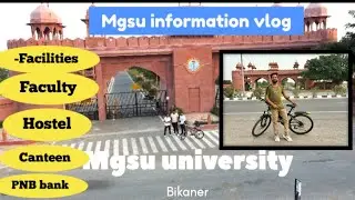 Mgsu University Bikaner Tour Vlog | Faculty Of Mgsu Bikaner | Yatridev vlogs