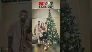 The Messi family celebrating Christmas ❤️ #messi #goat #christmas