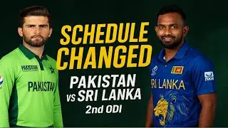 🔥 Big Update: Pakistan vs Sri Lanka ODI Series 2025 Schedule Changed | What Happened? Jtz Cricket