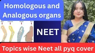Homologous & Analogous Organs Evolution| All NEET PYQs (2000-2025)