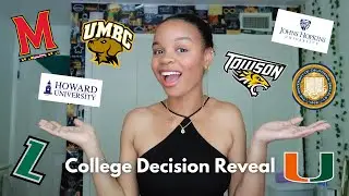COLLEGE DECISION REVEAL 2022 | UMD, UMiami & more!!!!!!!