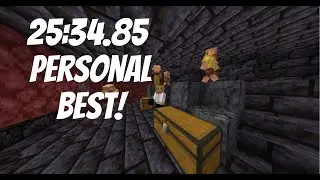 First sub 30 PB! [25:34.85] (Minecraft Speedrunning Personal Best)