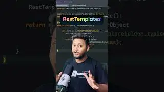 RestTempltes In Spring #javaframework #программирование #springboot #кодирование #java