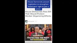 Democrats 🤝 advocating for workers' rights