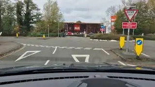 Sulzers Roundabout A327 to Princemead & back to A327 W. Farnborough Driving Test Route Help Tips