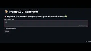 ✨ Prompt Enhancer &ndash; AI Tool for Better Prompts | HackIndia 2026 Pre-Hack Submission 🚀