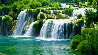 Natural Waterfall Relaxing RiverNature for Sleep,Meditation JharnaNadi #Nature #Waterfall #trending 