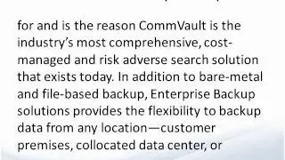 The Three S's of Enterprise Backup.wmv