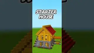 Minecraft Survival Starter House 🏡 #minecraft #shorts