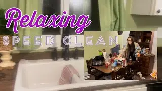 Relaxing Speed Clean|| Clean with Me|| Cleaning Motivation