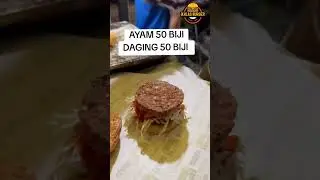 100 BIJI BURGER DENGAN SATU PELANGGAN #burgerdingdong #bestburgerkl #burgerkl #makanbestkl #food