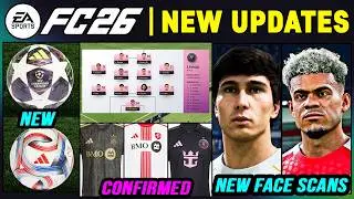 EA FC 26 NEWS | NEW CONFIRMED Updates, Real Faces & More Additions ✅