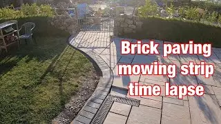 Brick edging time lapse