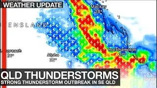 Powerful Severe Thunderstorms are Forecast in Brisbane and Southeast Queensland this Weekend