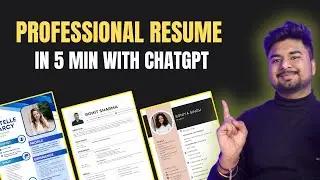 How to make resume using ChatGPT? | Make your resume in just 5 minutes using AI (2025)