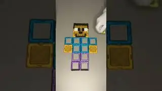 ASMR #magnet #steve #minecraft #videogames #gaming #satisfying #fun #shorts #toys #relaxing #kids