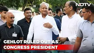 Ashok Gehlot Ruled Out As Congress President After Revolt