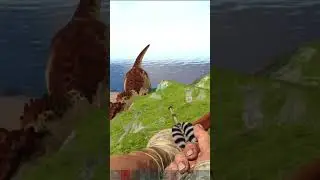 A sneaky Allosaurus  #arksurvivalevolved #playark #survivetheark #dinosaurs #dinosaur #shorts